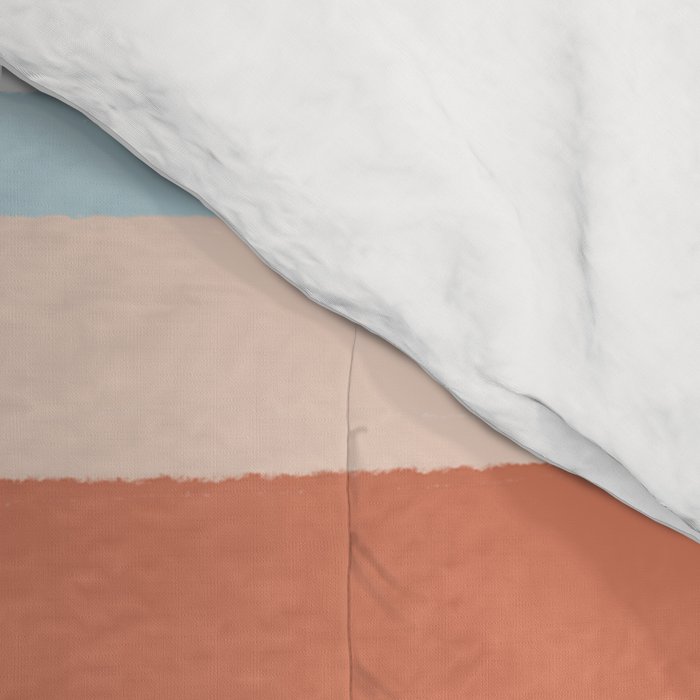 mesa, desert pastel stripes Comforter Gallery Image 4