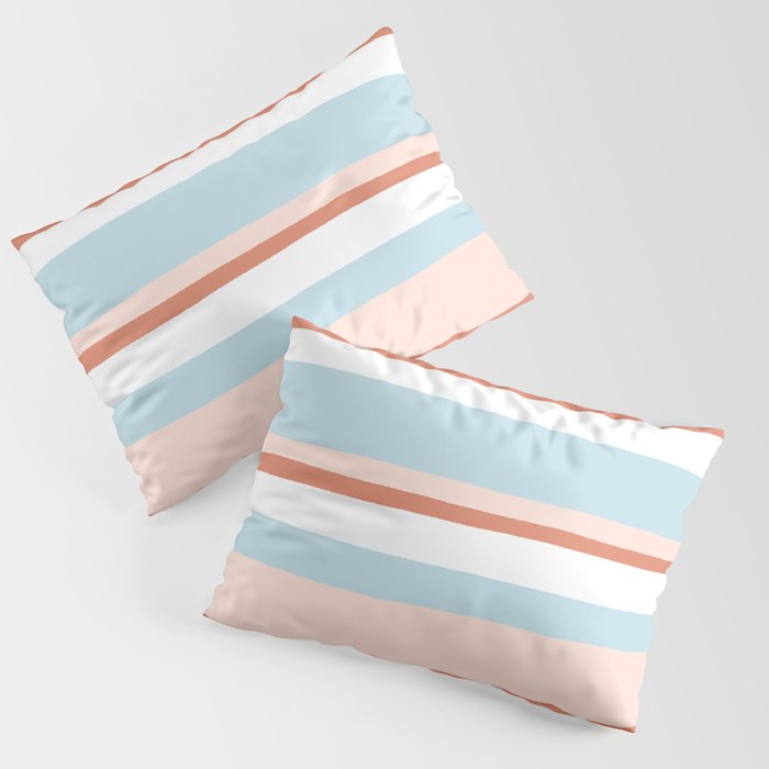 mesa, desert pastel stripes Pillow Sham Gallery Image 1