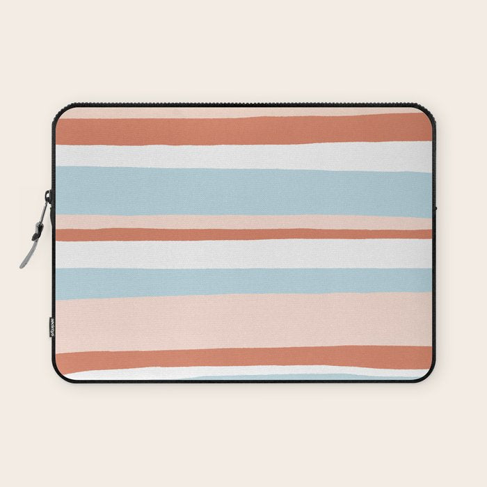 mesa, desert pastel stripes Laptop Sleeve Gallery Image 1