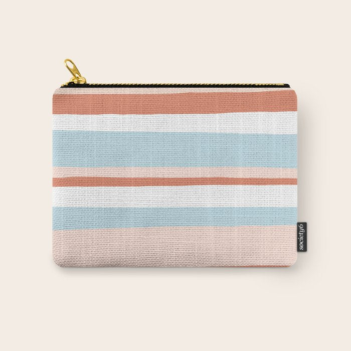 mesa, desert pastel stripes Carry All Pouch Gallery Image 1