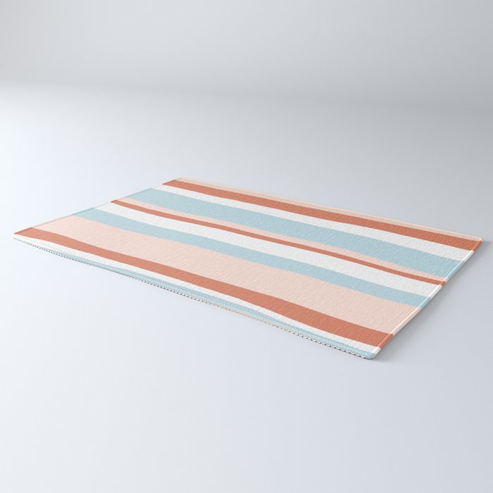 mesa, desert pastel stripes Rug Gallery Image 3