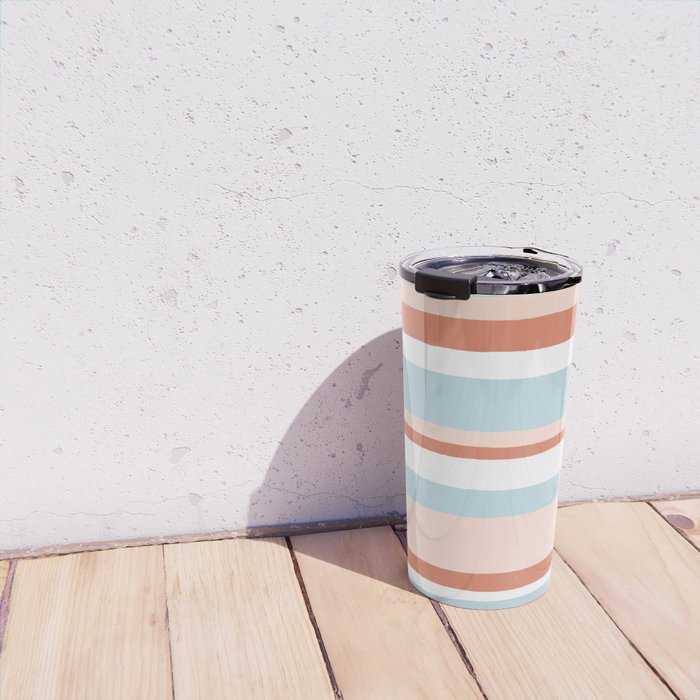 mesa, desert pastel stripes Travel Mug Gallery Image 4