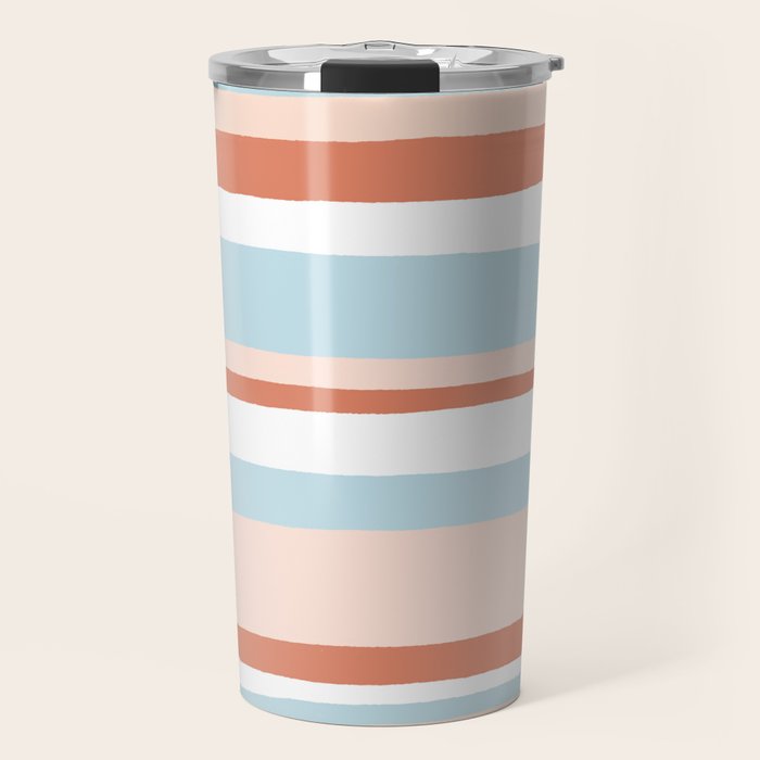 mesa, desert pastel stripes Travel Mug Gallery Image 1