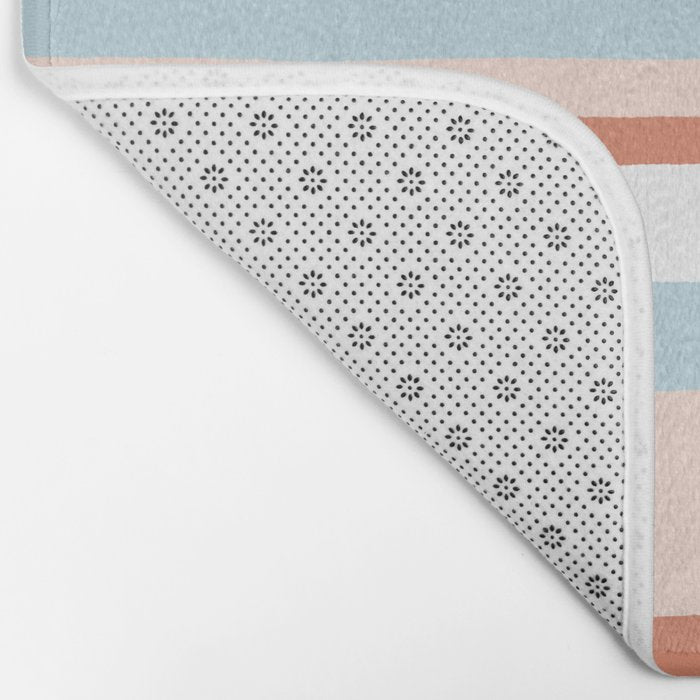mesa, desert pastel stripes Bath Mat Gallery Image 2
