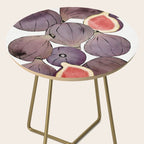 figs still life botanical watercolor Side Table Gallery Image 2