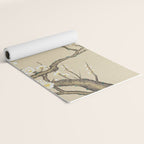 Plum blossoms, bird and the moon Type A (Minhwa: Korean traditional/folk art) Yoga Mat Gallery Image 2