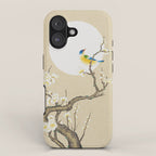 Plum blossoms, bird and the moon Type A (Minhwa: Korean traditional/folk art) iPhone Case Gallery Image 1