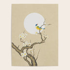 Plum blossoms, bird and the moon Type A (Minhwa: Korean traditional/folk art) Poster Gallery Image 4