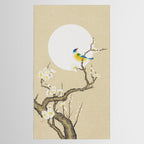 Plum blossoms, bird and the moon Type A (Minhwa: Korean traditional/folk art) Tablecloth Gallery Image 2