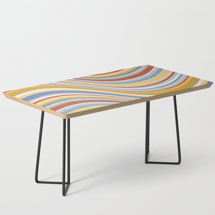 Wavy Stripes VIII - 70s Summer Coffee Table Gallery Image 1