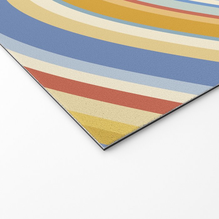 Wavy Stripes VIII - 70s Summer Welcome Mat Gallery Image 2