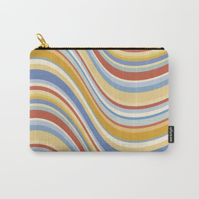 Wavy Stripes VIII - 70s Summer Carry All Pouch Gallery Image 1