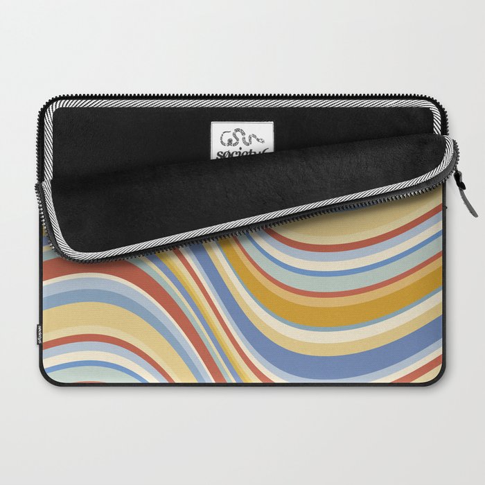 Wavy Stripes VIII - 70s Summer Laptop Sleeve Gallery Image 2