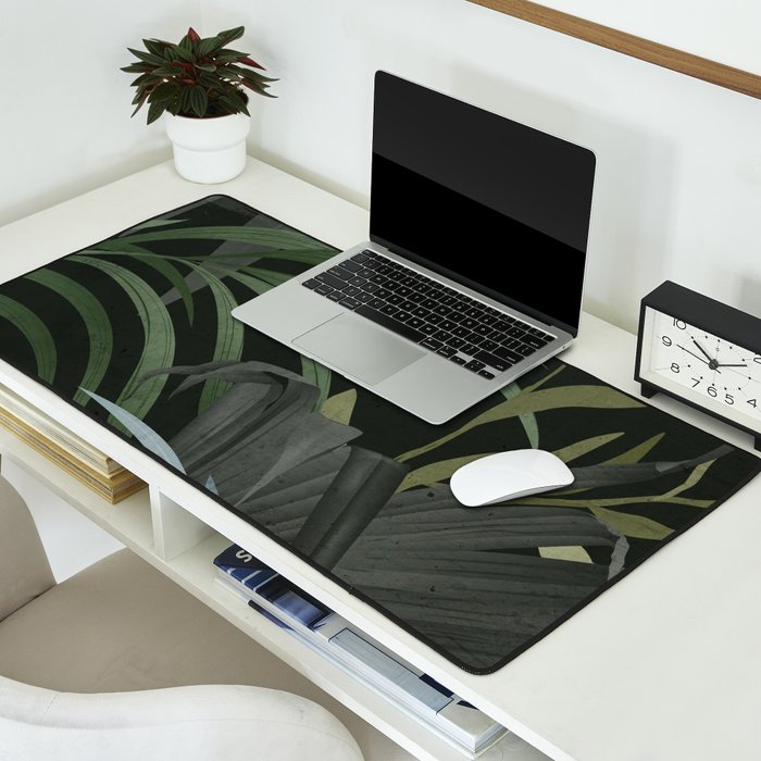 Night Tropical Jungle Desk Mat Gallery Image 2