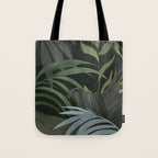 Night Tropical Jungle Tote Bag Gallery Image 1
