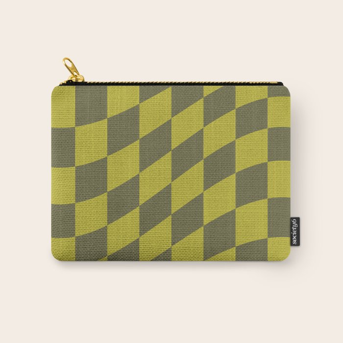 Wavy Chartreuse x Shaded Lichen Carry All Pouch Gallery Image 1