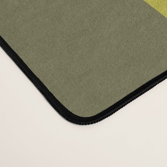 Wavy Chartreuse x Shaded Lichen Desk Mat Gallery Image 4