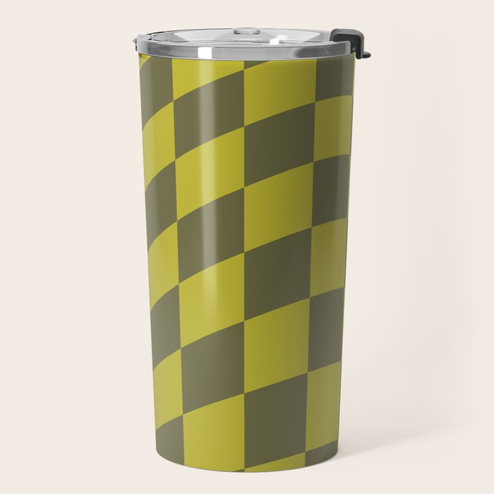 Wavy Chartreuse x Shaded Lichen Travel Mug Gallery Image 2