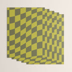 Wavy Chartreuse x Shaded Lichen Wrapping Paper Gallery Image 3