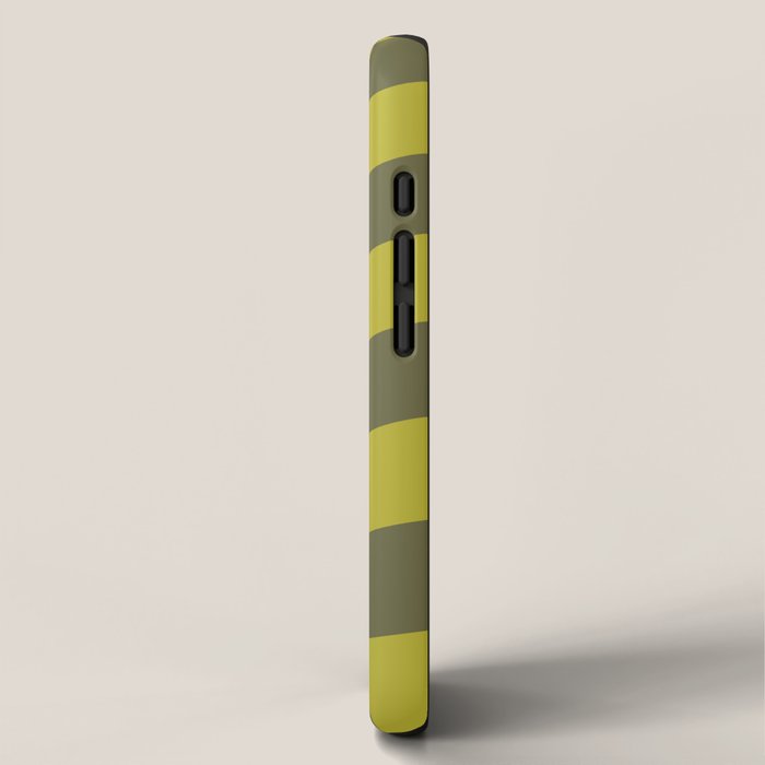 Wavy Chartreuse x Shaded Lichen iPhone Case Gallery Image 2