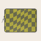 Wavy Chartreuse x Shaded Lichen Laptop Sleeve Gallery Image 1