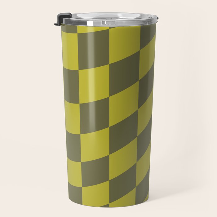 Wavy Chartreuse x Shaded Lichen Travel Mug Gallery Image 3