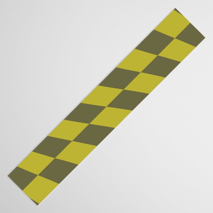Wavy Chartreuse x Shaded Lichen Table Runner Gallery Image 3