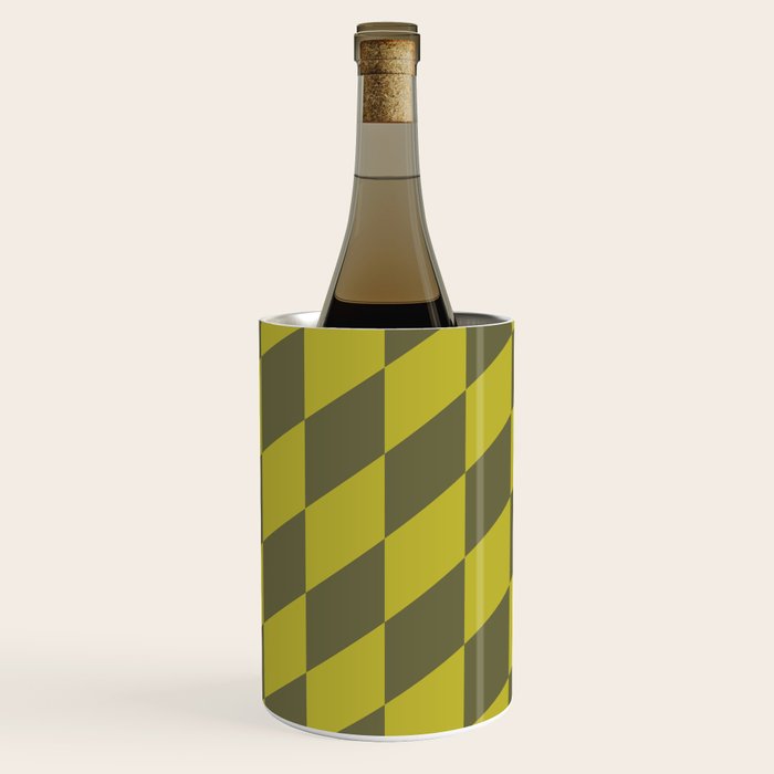 Wavy Chartreuse x Shaded Lichen Wine Chiller Gallery Image 1