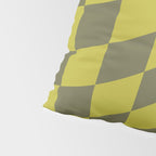 Wavy Chartreuse x Shaded Lichen Pillow Sham Gallery Image 4