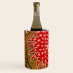 Detail of Shakhrisyabz Suzani Floral Textile Wine Chiller Gallery Image 2