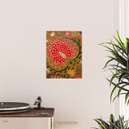 Detail of Shakhrisyabz Suzani Floral Textile Poster Gallery Image 2