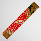Detail of Shakhrisyabz Suzani Floral Textile Table Runner Gallery Image 3