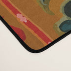 Detail of Shakhrisyabz Suzani Floral Textile Desk Mat Gallery Image 4