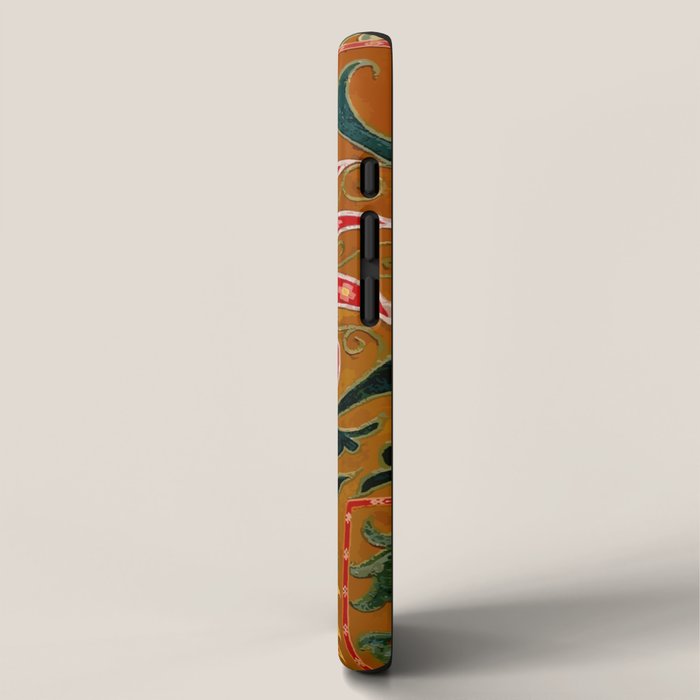Detail of Shakhrisyabz Suzani Floral Textile iPhone Case Gallery Image 2