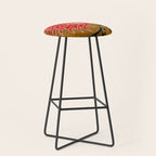 Detail of Shakhrisyabz Suzani Floral Textile Stool Gallery Image 1