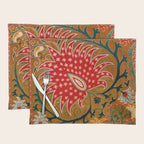 Detail of Shakhrisyabz Suzani Floral Textile Placemat Gallery Image 1