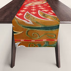 Detail of Shakhrisyabz Suzani Floral Textile Table Runner Gallery Image 1