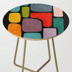 Black & Colorful Shapes Modern I Side Table Gallery Image 2
