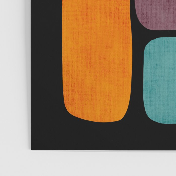 Black & Colorful Shapes Modern I Poster Gallery Image 3