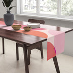 Playful Red and Pink Dots Table Runner Gallery Image 2