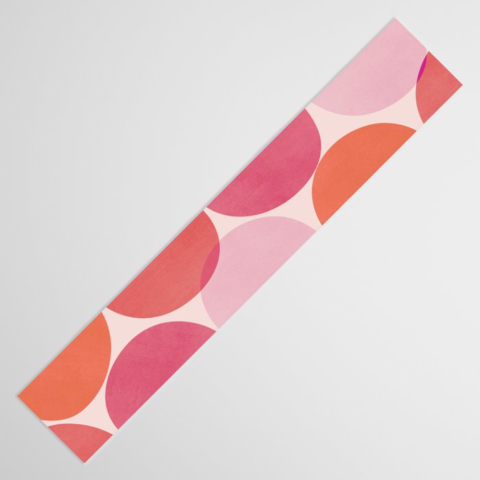Playful Red and Pink Dots Table Runner Gallery Image 3