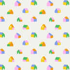 Colorful toy house city pattern Coffee Mug Gallery Image 2
