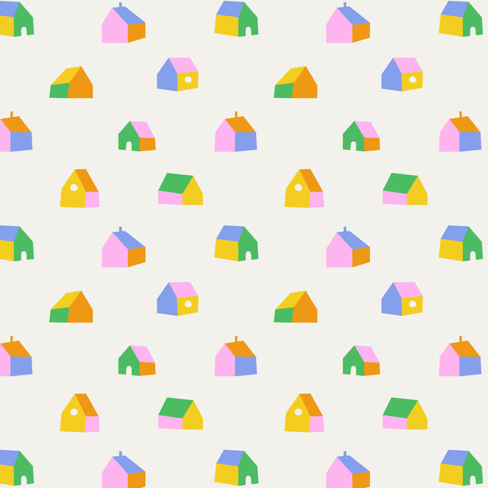 Colorful toy house city pattern Coffee Mug Gallery Image 2