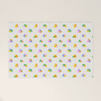 Colorful toy house city pattern Welcome Mat Gallery Image 1