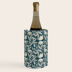 Vintage Botanica Midnight Teal - Heritage Revival Floral Wine Chiller Gallery Image 1