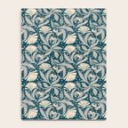 Vintage Botanica Midnight Teal - Heritage Revival Floral Notebook Gallery Image 4