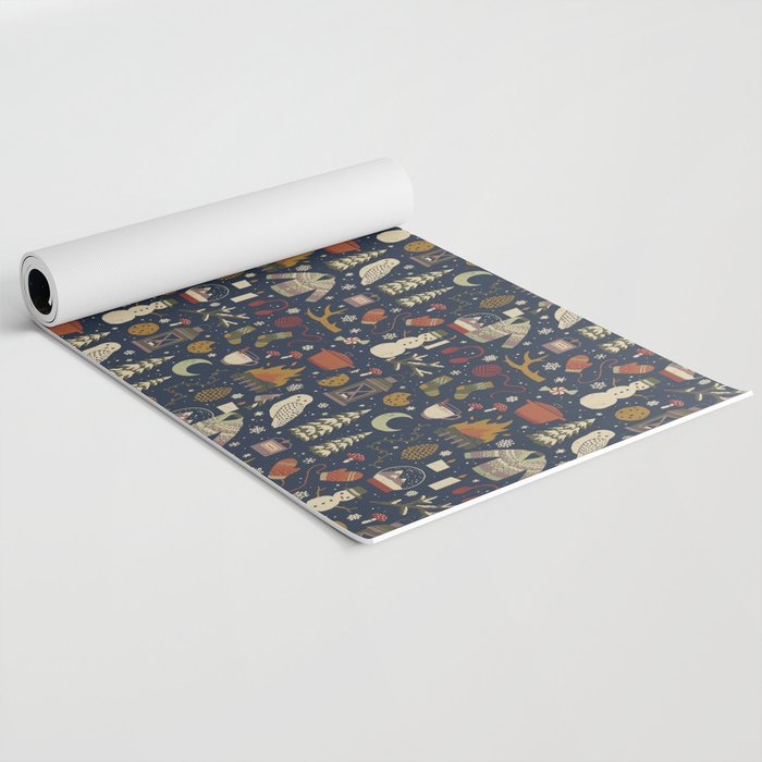 Winter Nights Yoga Mat Gallery Image 2
