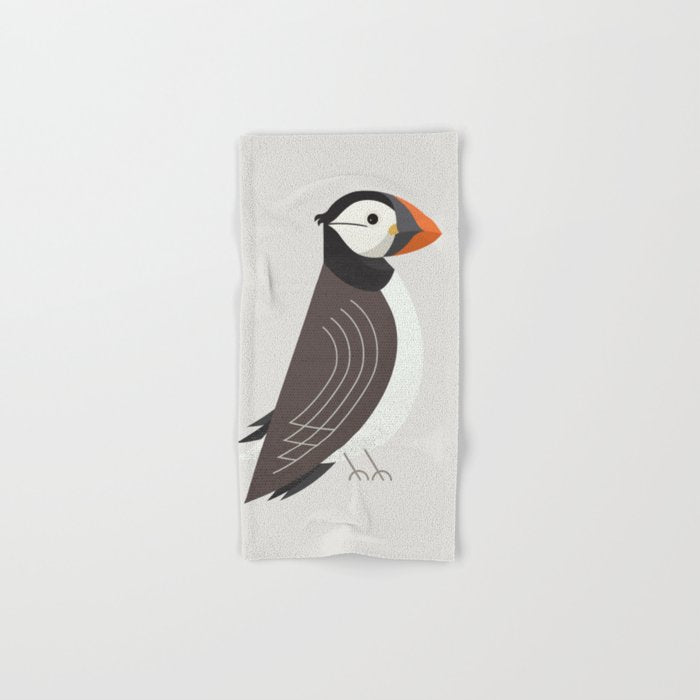 Whimsy Atlantic Puffin Bath Towel Gallery Image 1