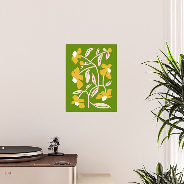 Yellow Flower Vine Poster Gallery Image 2