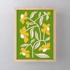 Yellow Flower Vine Mini Art Print Gallery Image 1